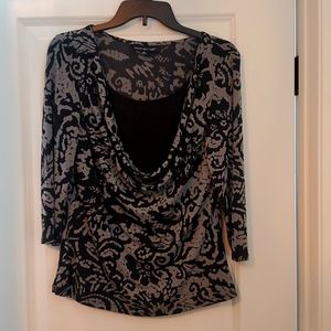 Broggs New York top black and grey